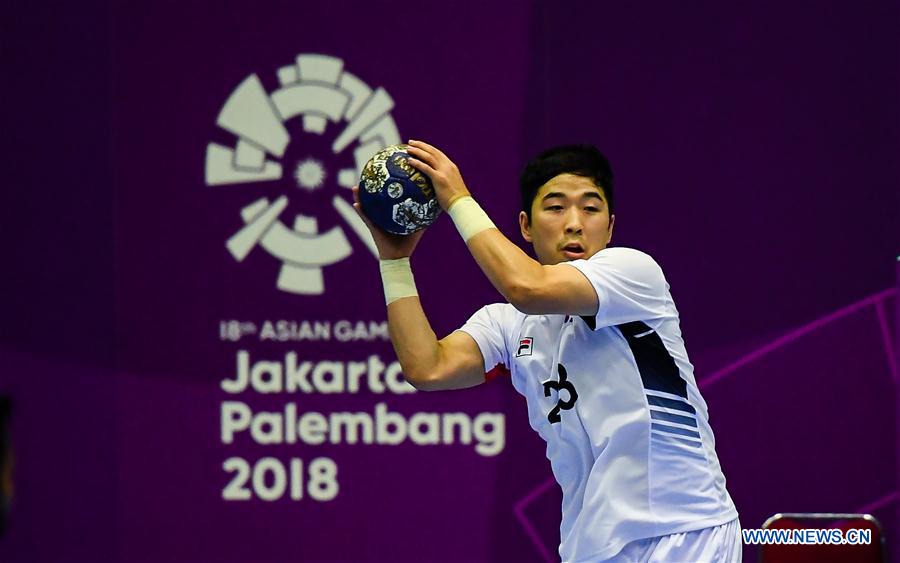 (SP)INDONESIA-JAKARTA-ASIAN GAMES-HANDBALL-SOUTH KOREA VS PAKISTAN