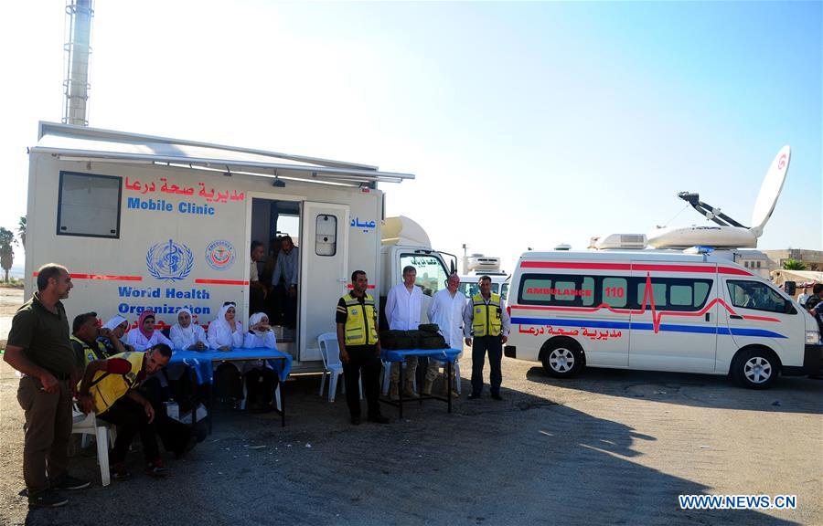 SYRIA-DARAA-JORDAN-SYRIAN REFUGEES-RETURN-PREPARATIONS