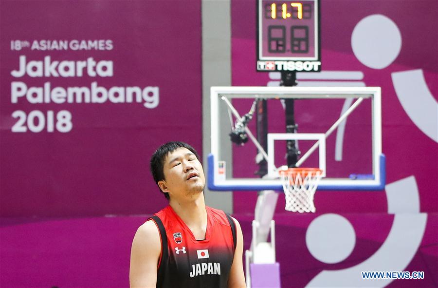 (SP)INDONESIA-JAKARTA-ASIAN GAMES-BASKETBALL-CHINESE TAIPEI VS JAPAN
