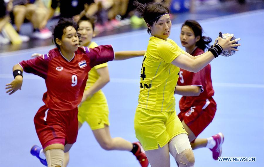 (SP)INDONESIA-JAKARTA-ASIAN GAMES-HANDBALL-JAPAN VS THAILAND