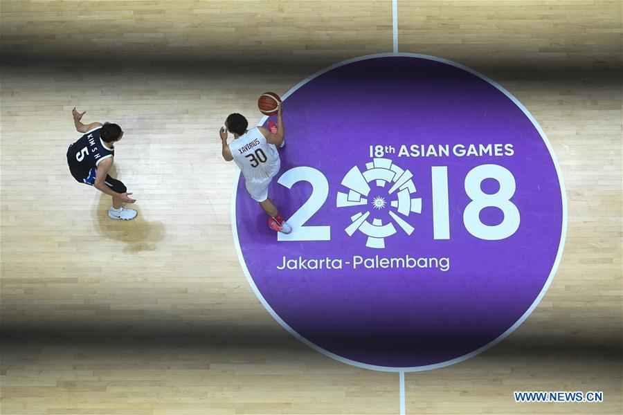 (SP)INDONESIA-JAKARTA-ASIAN GAMES-BASKETBALL-INDONESIA VS SOUTH KOREA