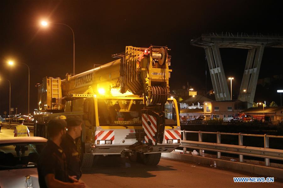 ITALY-GENOA-BRIDGE COLLAPSE