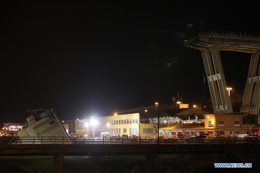 ITALY-GENOA-BRIDGE COLLAPSE