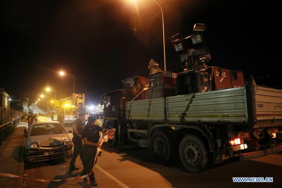 ITALY-GENOA-BRIDGE COLLAPSE