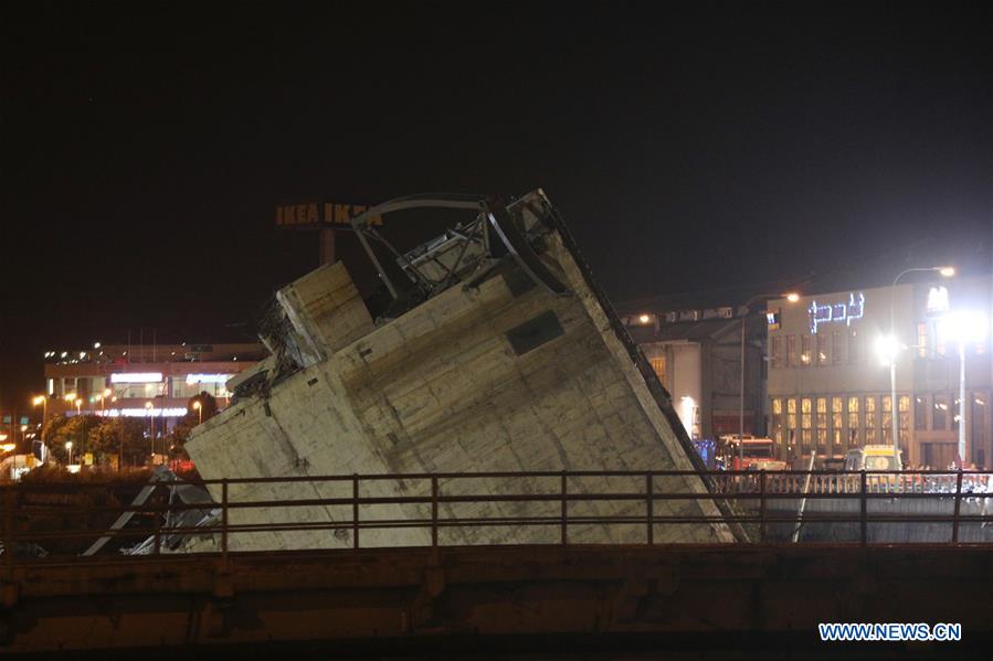 ITALY-GENOA-BRIDGE COLLAPSE