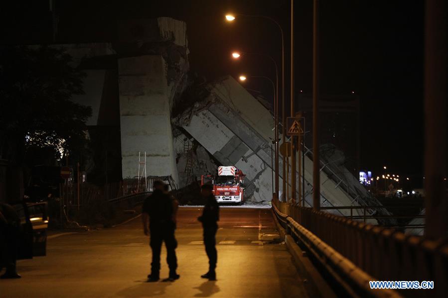 ITALY-GENOA-BRIDGE COLLAPSE