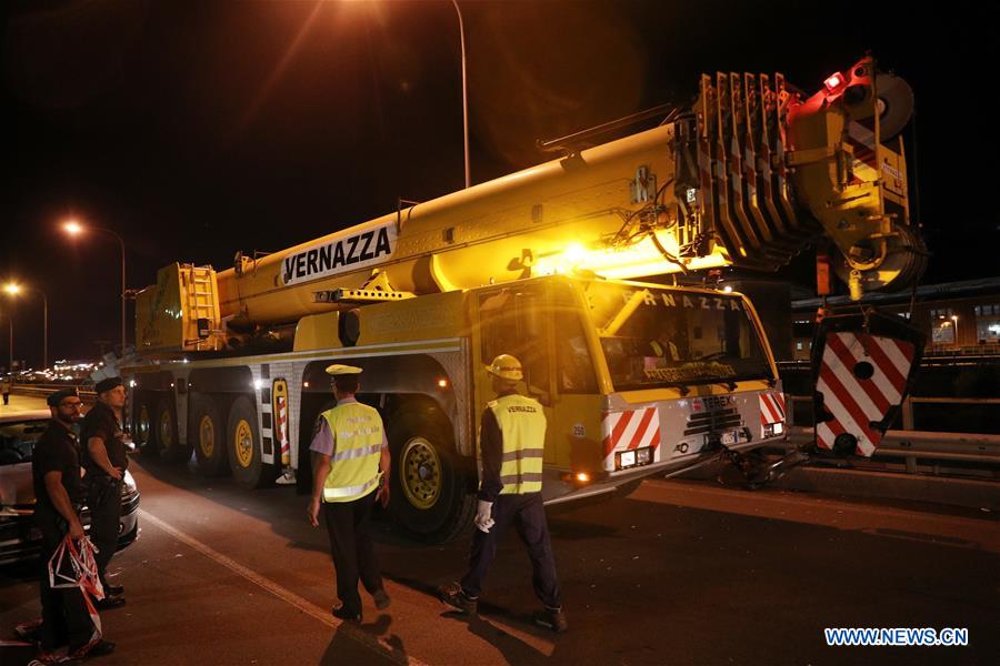 ITALY-GENOA-BRIDGE COLLAPSE