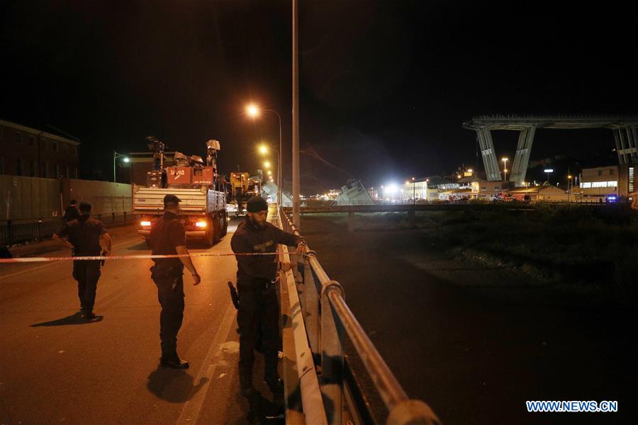 ITALY-GENOA-BRIDGE COLLAPSE