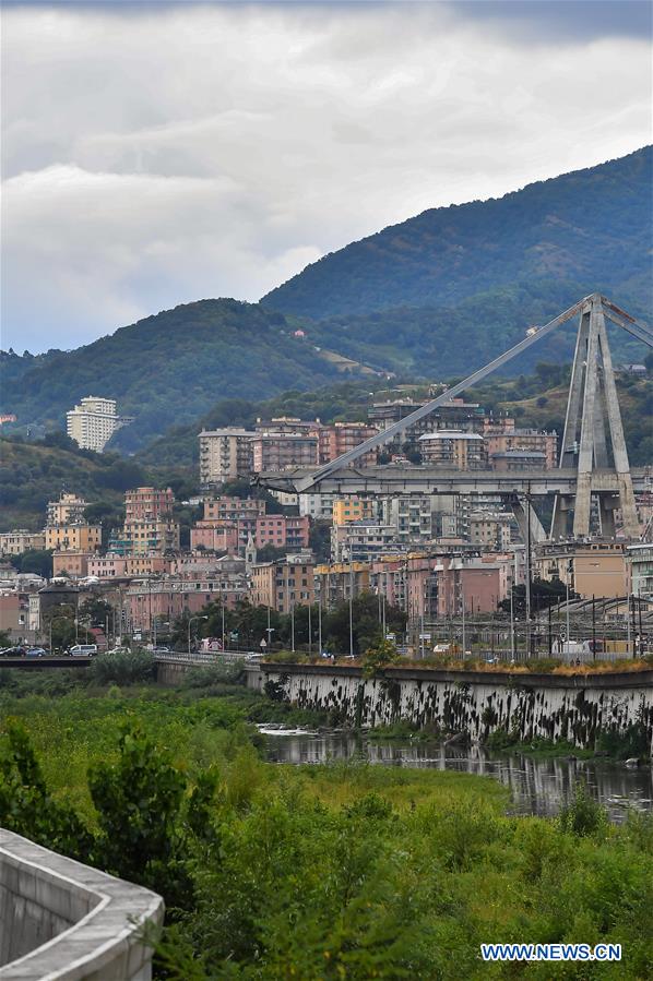 ITALY-GENOA-MOTORWAY BRIDGE-COLLAPSE