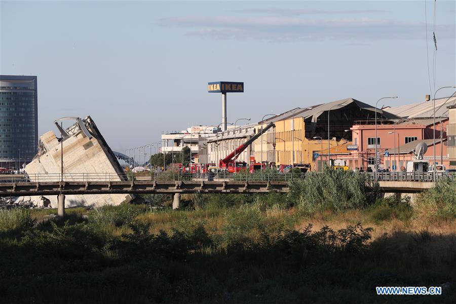 ITALY-GENOA-BRIDGE COLLAPSE