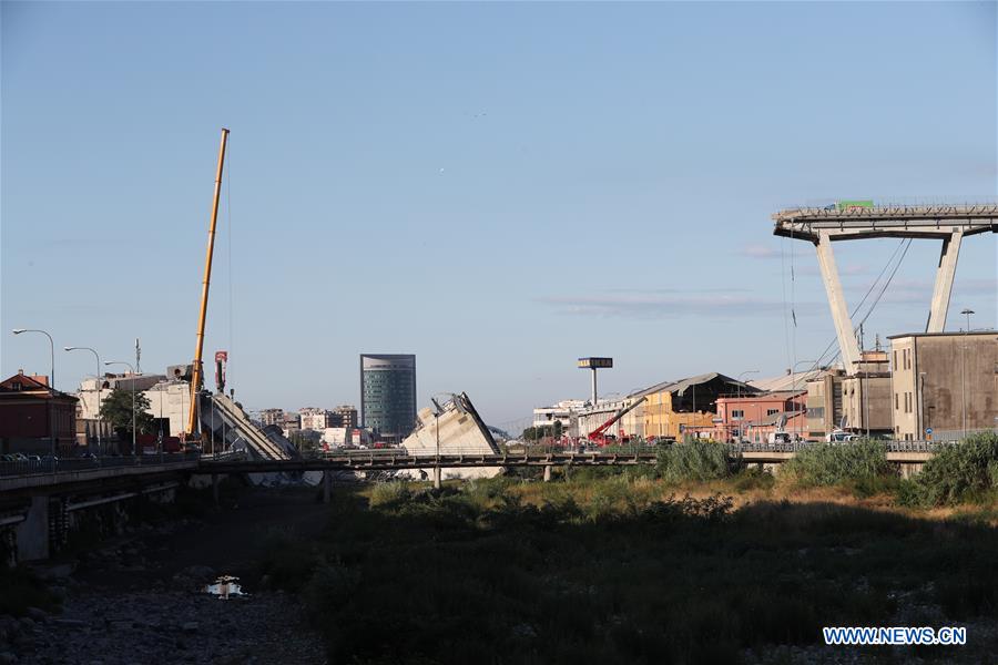 ITALY-GENOA-BRIDGE COLLAPSE