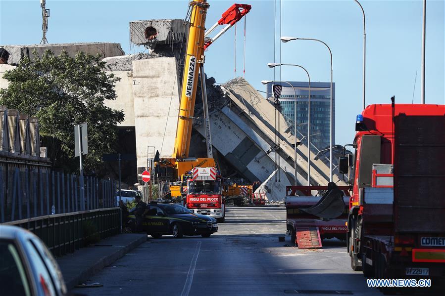 ITALY-GENOA-BRIDGE COLLAPSE