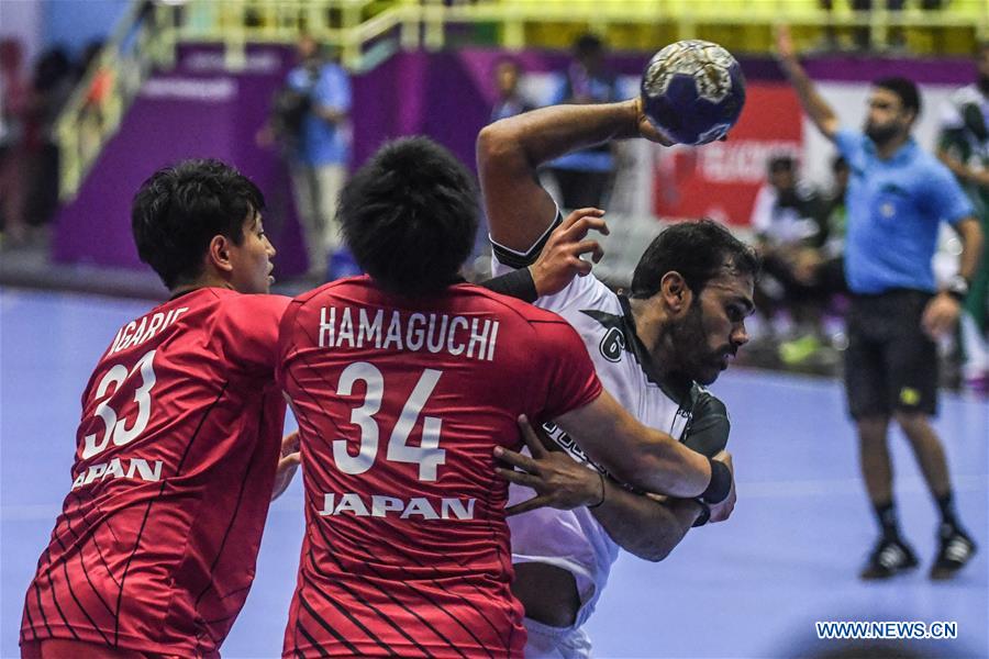 (SP)INDONESIA-JAKARTA-ASIAN GAMES-HANDBALL-JAPAN VS PAKISTAN