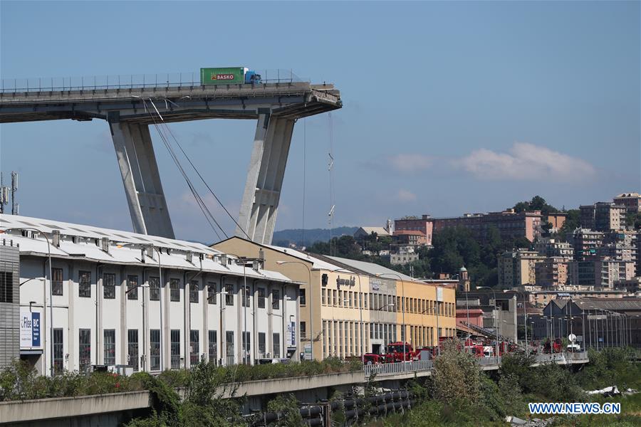 ITALY-GENOA-BRIDGE COLLAPSE