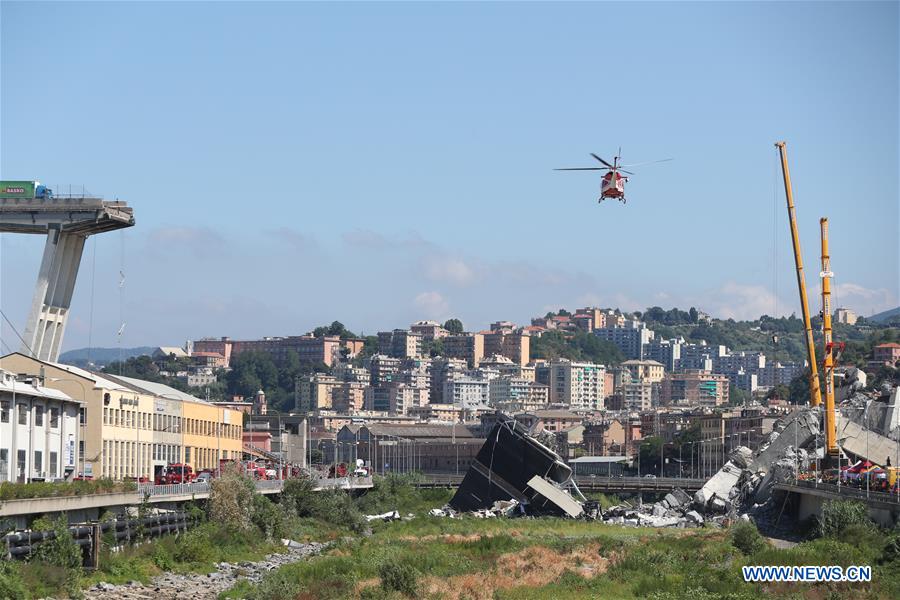 ITALY-GENOA-BRIDGE COLLAPSE
