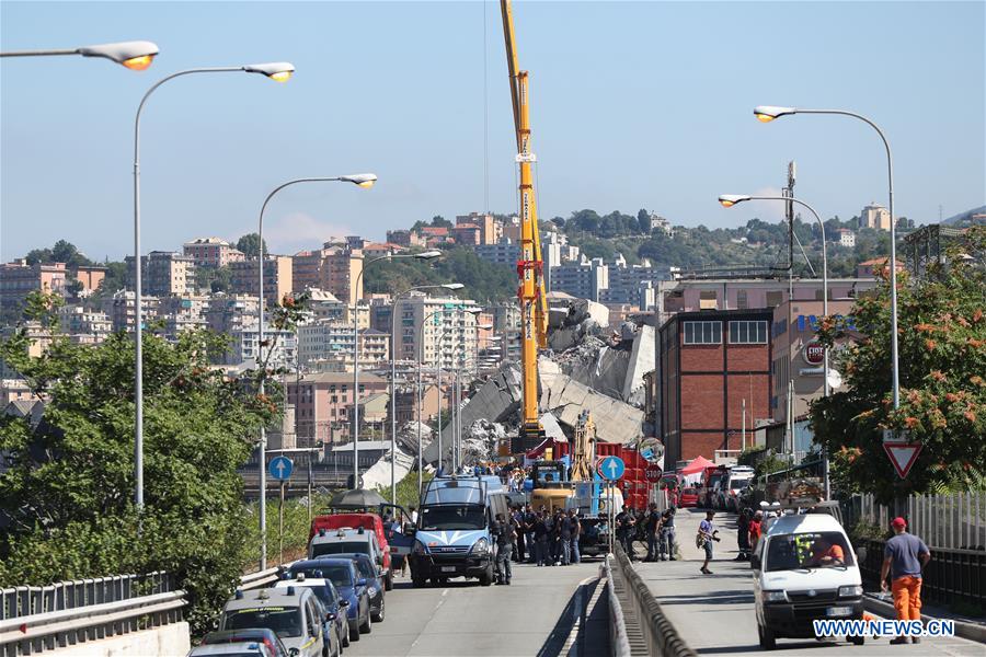 ITALY-GENOA-BRIDGE COLLAPSE