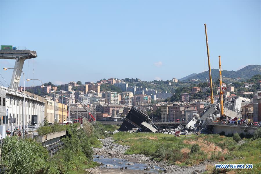 ITALY-GENOA-BRIDGE COLLAPSE