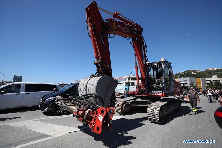ITALY-GENOA-BRIDGE COLLAPSE