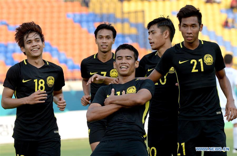 (SP)INDONESIA-BANDUNG-ASIAN GAMES-FOOTBALL-KYRGYZSTAN VS MALAYSIA