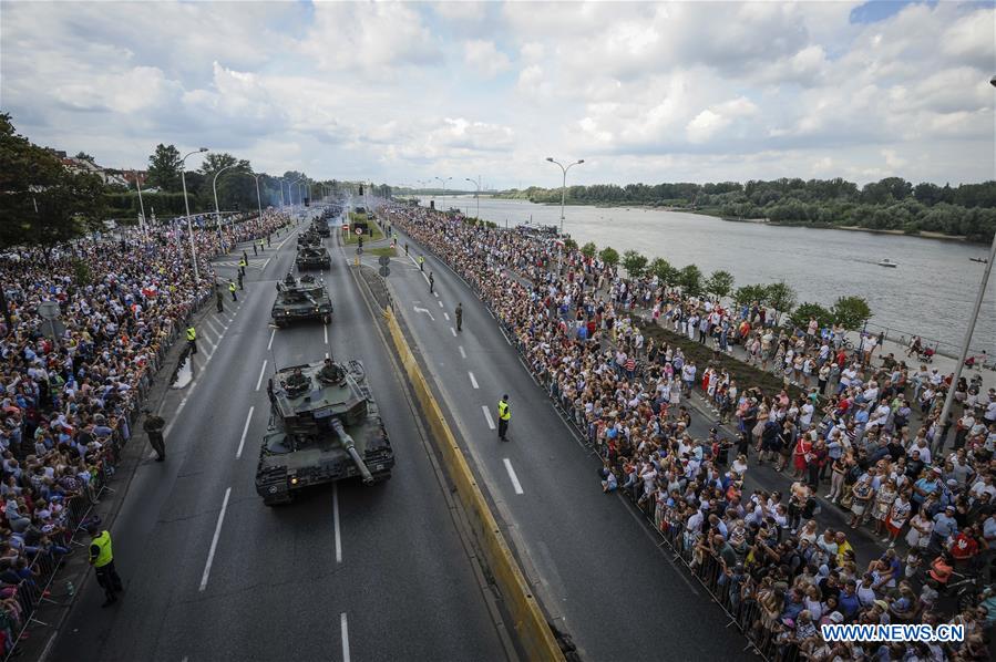 POLAND-WARSAW-ARMED FORCES DAY-MILITARY PARADE