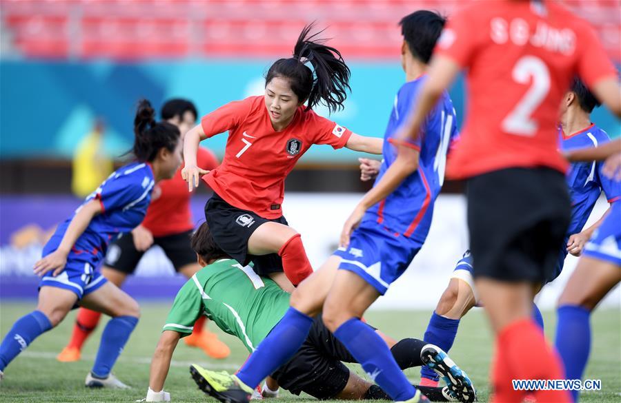 (SP)INDONESIA-PALEMBANG-ASIAN GAMES-FOOTBALL-SOUTH KOREA VS CHINESE TAIPEI