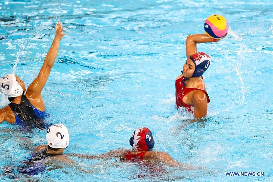 (SP)INDONESIA-JAKARTA-ASIAN GAMES-WATER POLO-JAPAN VS INDONESIA
