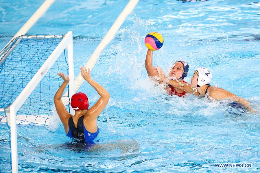 (SP)INDONESIA-JAKARTA-ASIAN GAMES-WATER POLO-JAPAN VS INDONESIA