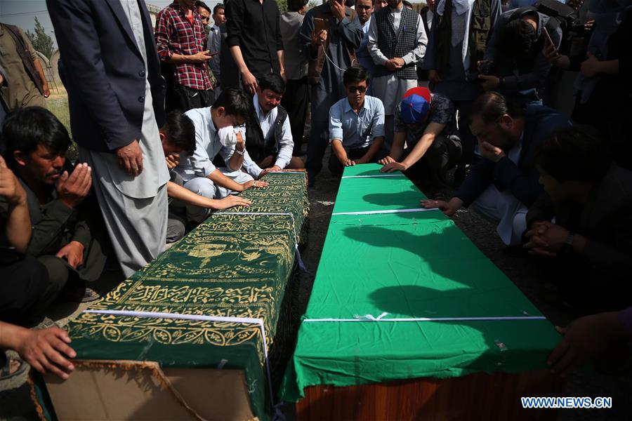 AFGHANISTAN-KABUL-FUNERAL-SUICIDE ATTACK