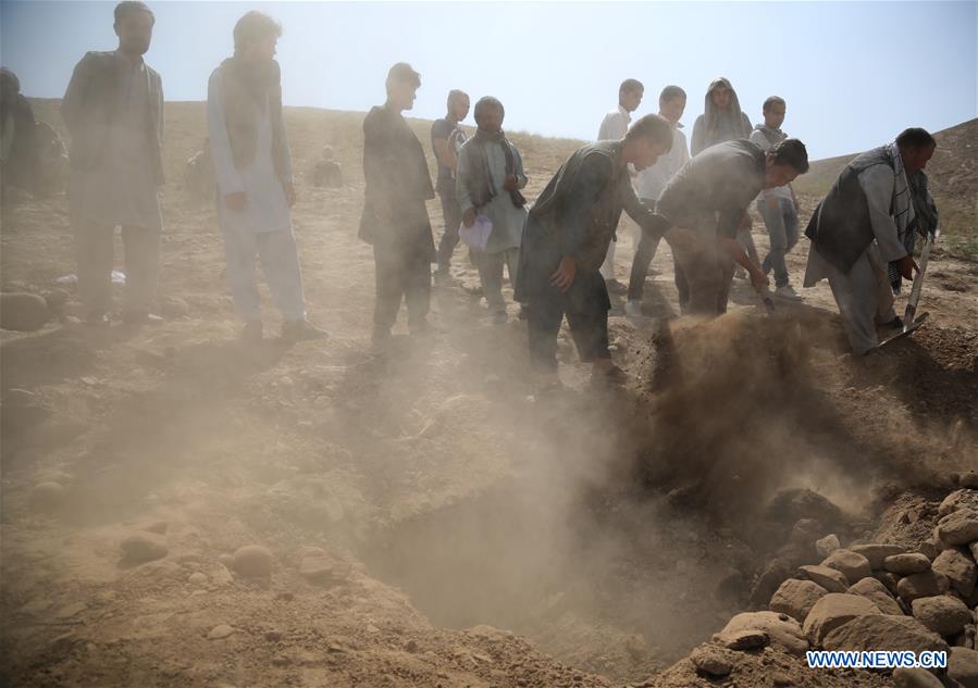 AFGHANISTAN-KABUL-FUNERAL-SUICIDE ATTACK