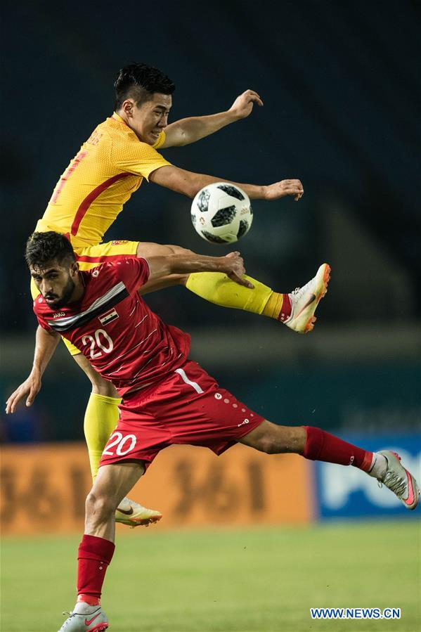 (SP)INDONESIA-BANDUNG-ASIAN GAMES-MEN'S FOOTBALL-CHINA VS SYRIA