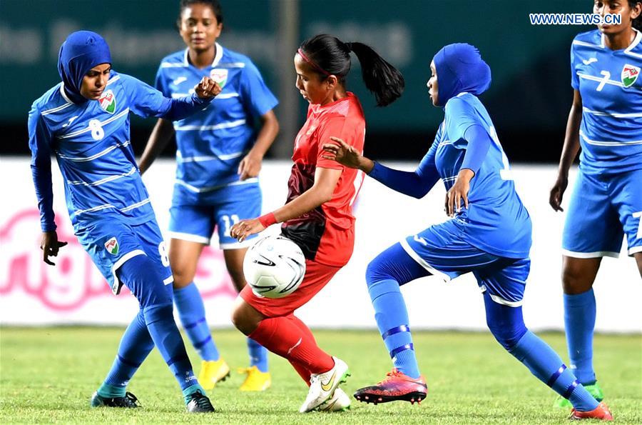 (SP)INDONESIA-PALEMBANG-ASIAN GAMES-FOOTBALL-INDONESIA VS MALDIVES