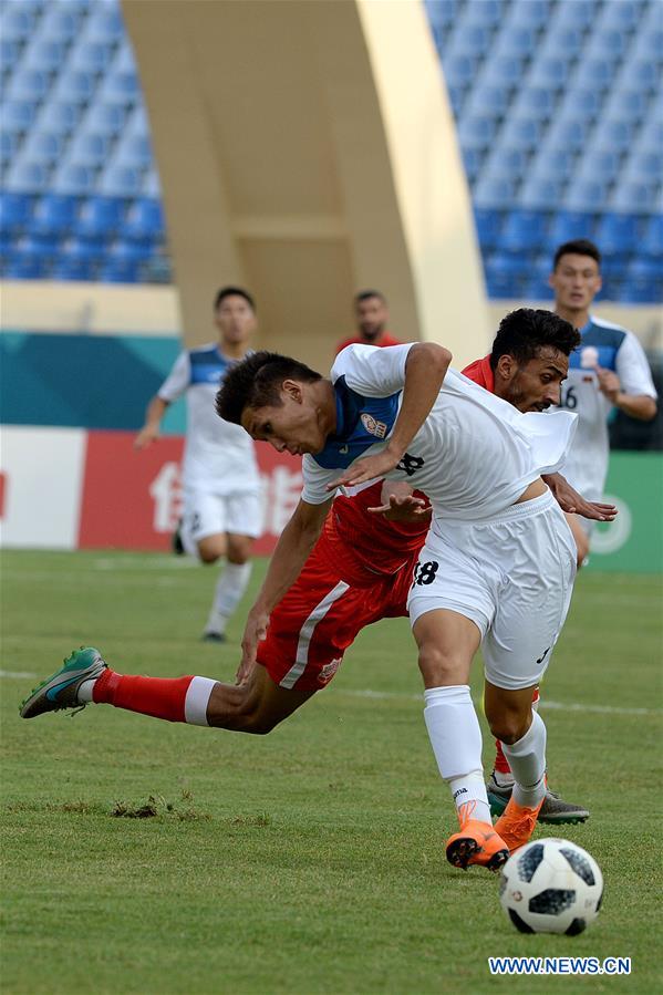 (SP)INDONESIA-BANDUNG-ASIAN GAMES-MEN'S FOOTBALL-BAHRAIN VS KYRGYZSTAN