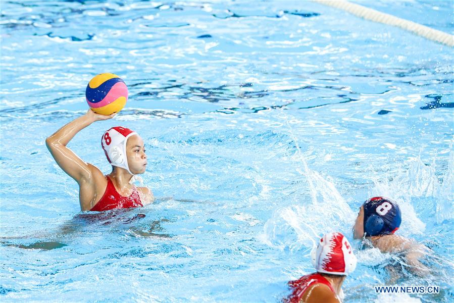(SP)INDONESIA-JAKARTA-ASIAN GAMES-WATER POLO-INDONESIA VS HONG KONG