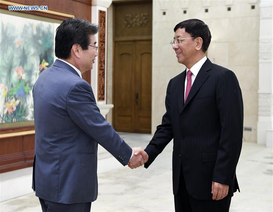 CHINA-BEIJING-CAO JIANMING-SOUTH KOREAN DELEGATION-MEETING (CN)