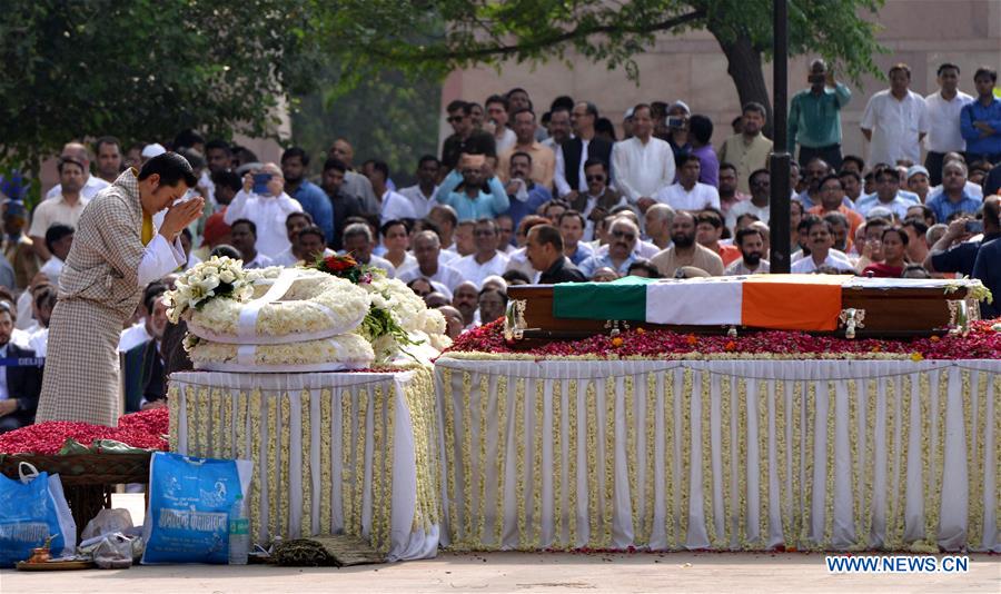 INDIA-NEW DELHI-FORMER PRIME MINISTER-VAJPAYEE-CREMATION-STATE HONOURS
