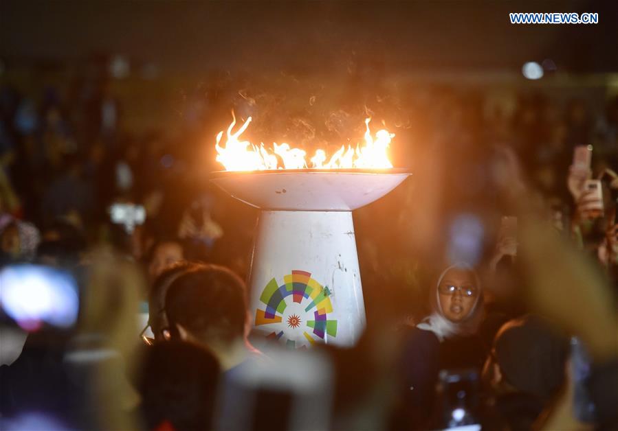 (SP)INDONESIA-JAKARTA-ASIAN GAMES-FLAME