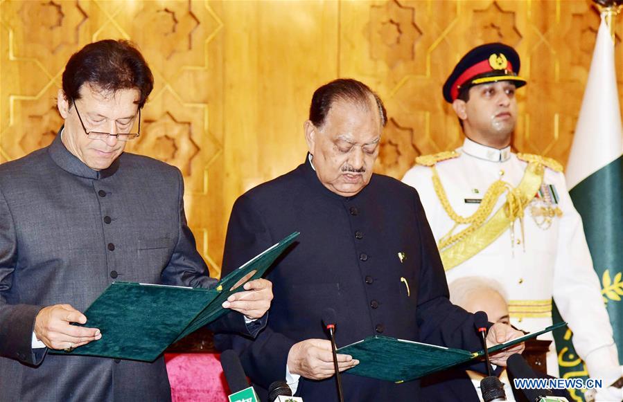 PAKISTAN-ISLAMABAD-IMRAN KHAN-OATH