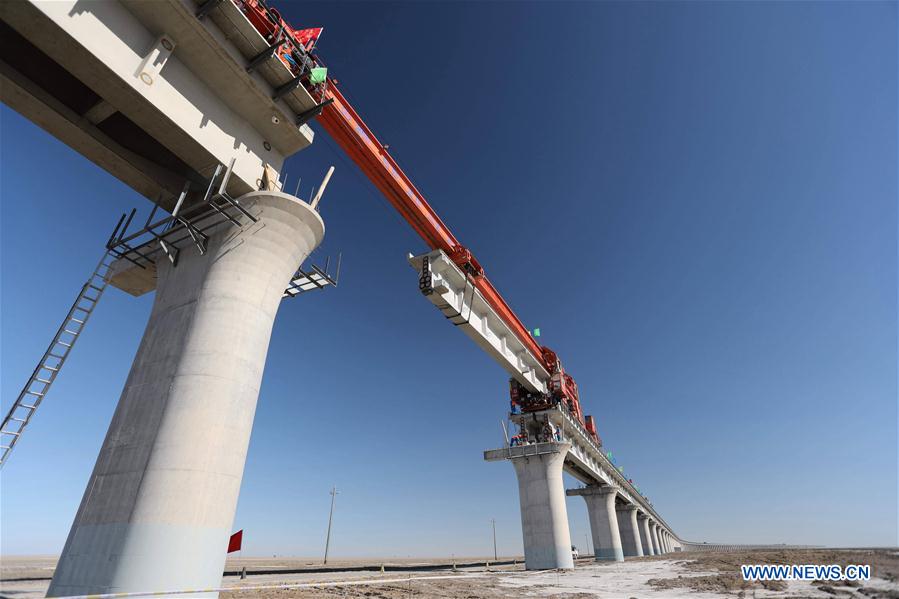 CHINA-XINJIANG-TAITEMA LAKE BRIDGE-CLOSURE (CN)