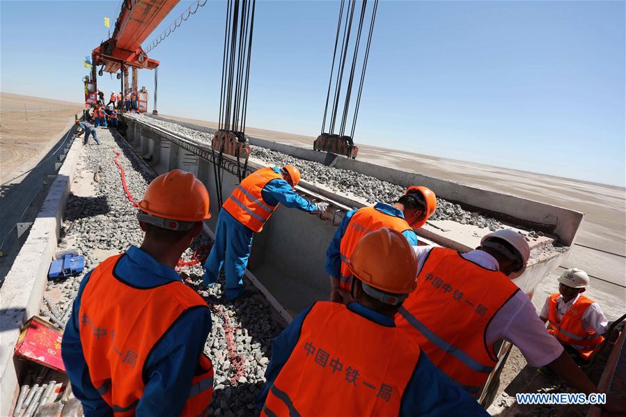 CHINA-XINJIANG-TAITEMA LAKE BRIDGE-CLOSURE (CN)