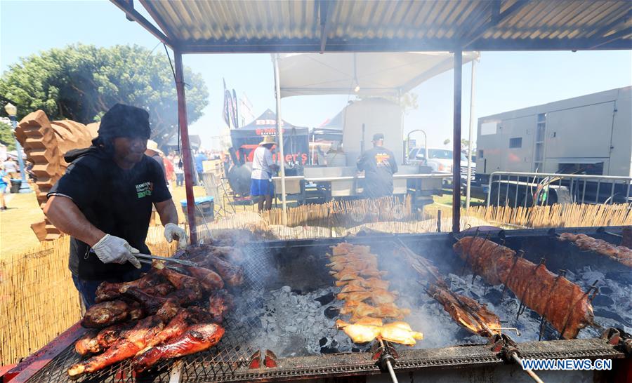 U.S.-LOS ANGELES-BBQ-FESTIVAL 