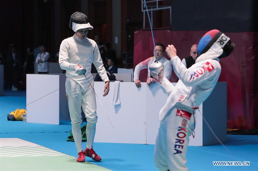 (SP)INDONESIA-JAKARTA-ASIAN GAMES-FENCING