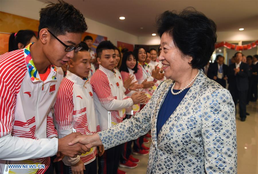 eets Chinese delegation to 18th Asian Games 