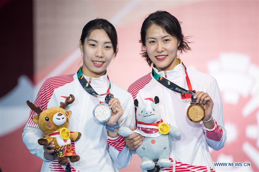 (SP)INDONESIA-JAKARTA-ASIAN GAMES-FENCING-WOMEN'S SABRE INDIVIDUAL