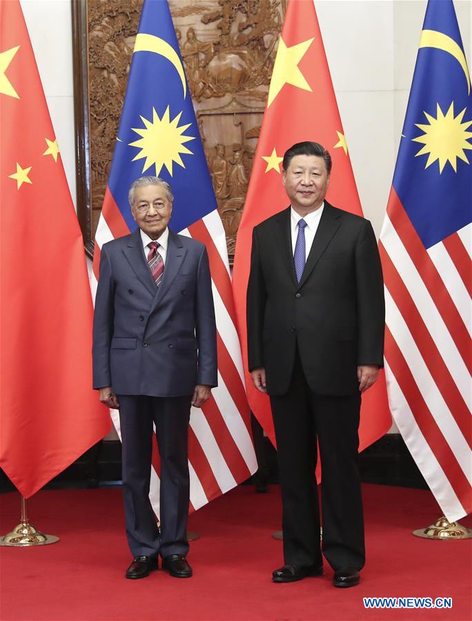 CHINA-BEIJING-XI JINPING-MALAYSIA-MAHATHIR MOHAMAD-MEETING (CN)