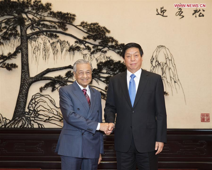 CHINA-BEIJING-LI ZHANSHU-MALAYSIA-MAHATHIR MOHAMAD-MEETING (CN)