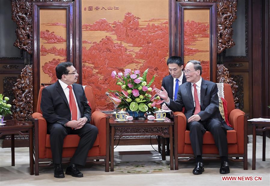 CHINA-BEIJING-WANG QISHAN-EL SALVADOR-MEETING (CN)