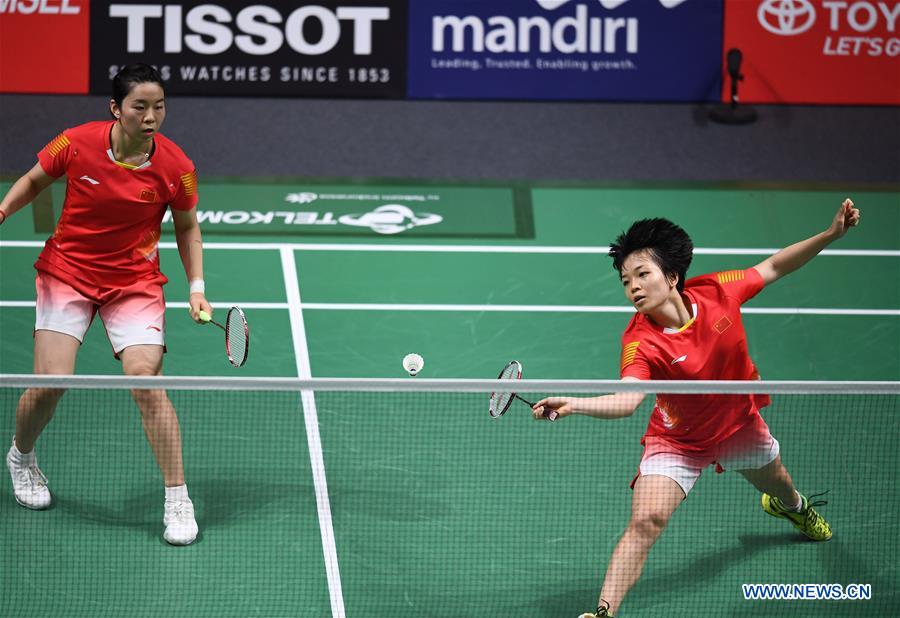 (SP)INDONESIA-JAKARTA-ASIAN GAMES-BADMINTON-WOMEN'S TEAM FINAL