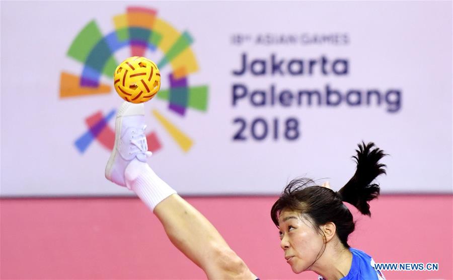 (SP)INDONESIA-PALEMBANG-ASIAN GAMES-SEPAKTAKRAW
