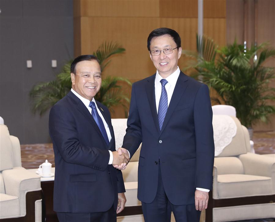 CHINA-CHONGQING-HAN ZHENG-LAOS-DEPUTY PM-MEETING (CN)