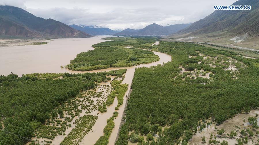 CHINA-TIBET-YARLUNG ZANGBO RIVER-SAND CONTROL (CN)